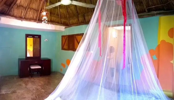 Kulübe, Özel Banyo (Palapa One bed with AC)