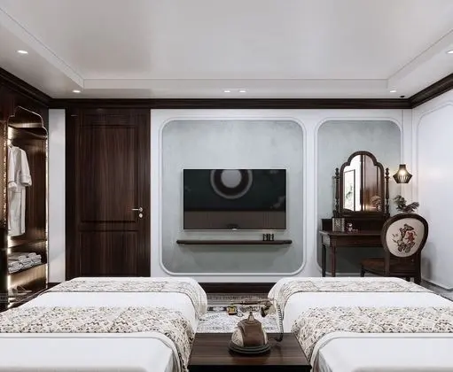 Deluxe Tek Büyük veya İki Ayrı Yataklı Oda