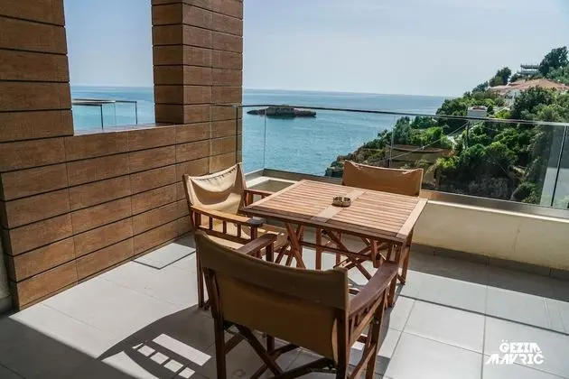 Deluxe Apart Daire, 1 Yatak Odası, Teras, Deniz Manzaralı