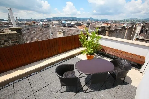 Panoramic Tek Büyük Yataklı Oda, Teras