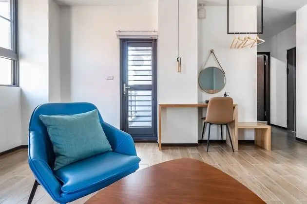 Deluxe Dört Kişilik Oda, Bahçe Manzaralı