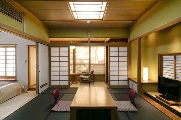 Traditional Oda, Sigara İçilmez, Ek Bina (Japanese-Western, SemiOpenAirBbath)