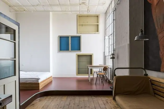 Design Apart Daire, 1 Büyük (Queen) Boy Yatak, Küçük Mutfak (#4)