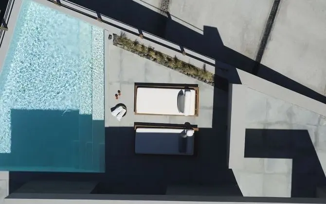 Superior Honeymoon Suite with Private Pool and Caldera View