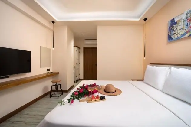 Deluxe Çift Kişilik Oda, Bahçe Manzaralı, Fransız Balkonlu