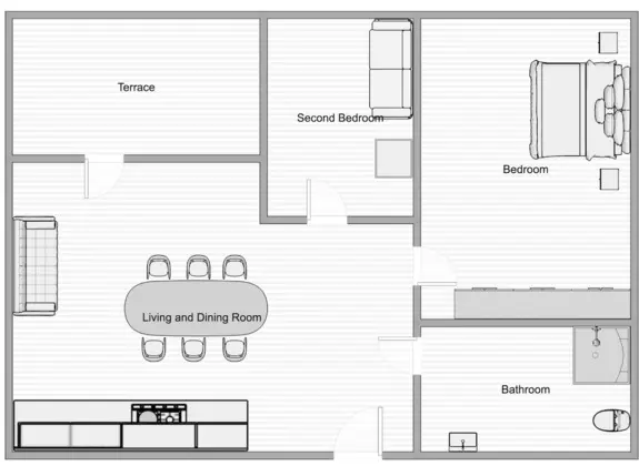 Apart Daire, 2 Yatak Odası