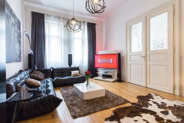Apart Daire, 2 Çift Kişilik Yatak, Şehir Manzaralı (Melnicka 10)