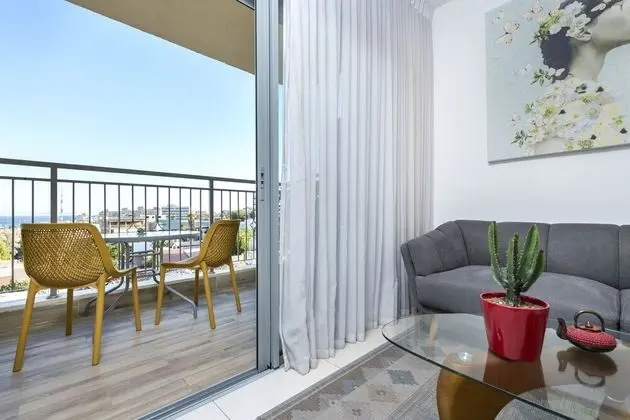 Design Apart Daire, 1 Yatak Odası, Plaj Manzaralı