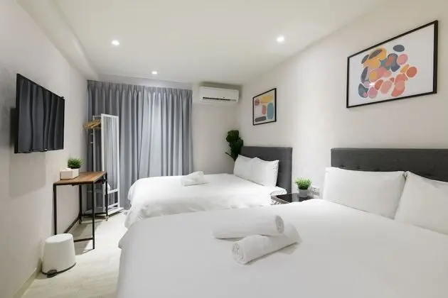 Deluxe Tek Büyük Yataklı Oda, 2 Çift Kişilik Yatak