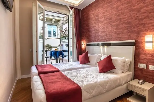 Superior Tek Büyük veya İki Ayrı Yataklı Oda, Teras