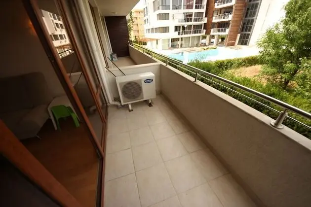 Apart Daire, Balkon, Havuz Manzaralı (2 adults + 2 children)