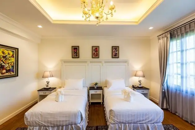 Luxury İki Ayrı Yataklı Oda, Banyolu/Duşlu, Havuz Manzaralı