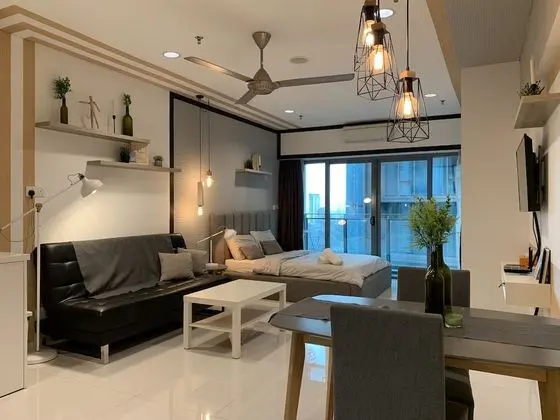 Standard Stüdyo, 1 Büyük (Queen) Boy Yatak, Sigara İçilmez, Şehir Manzaralı