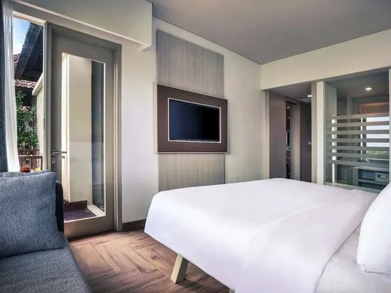 Deluxe Tek Büyük Yataklı Oda, 1 Çift Kişilik Yatak, Okyanus Manzaralı