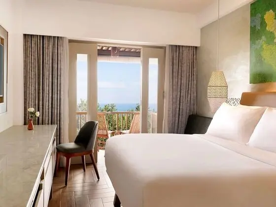 Deluxe Tek Büyük Yataklı Oda, 1 Çift Kişilik Yatak, Okyanus Manzaralı