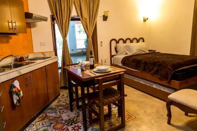 Stüdyo, Buzdolabı ve Mikrodalga, Avlu Manzaralı