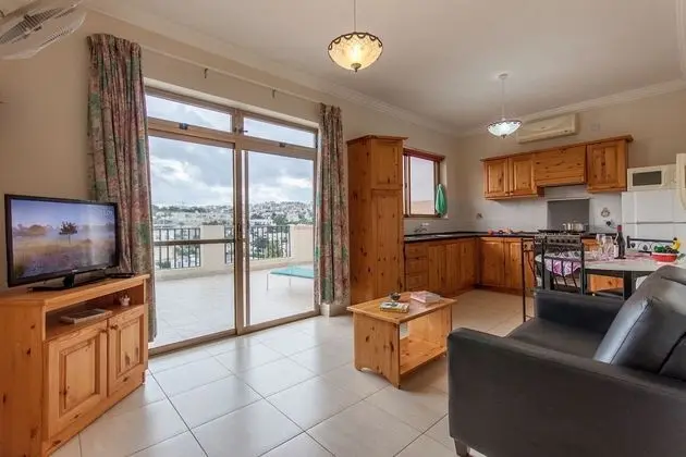 Family Çatı Katı Süiti (Penthouse), 1 Çift Kişilik Yatak (Merill Pool and Sea, Penthouse Apart)