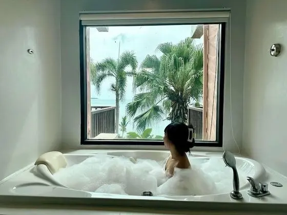 Deluxe Room Pool and Seaview