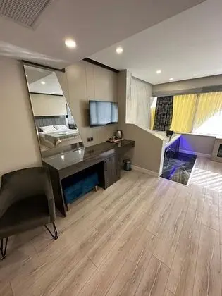 Deluxe Tek Büyük Yataklı Oda, 1 Çift Kişilik Yatak, Şömine