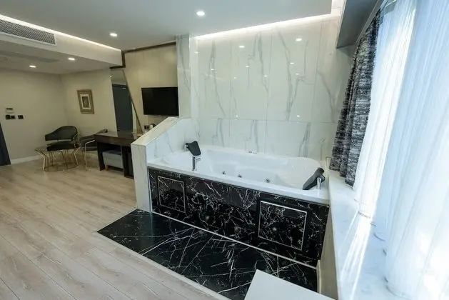 Deluxe Tek Büyük Yataklı Oda, 1 Çift Kişilik Yatak, Şömine