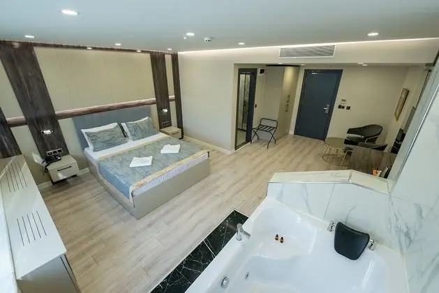 Deluxe Tek Büyük Yataklı Oda, 1 Çift Kişilik Yatak, Şömine