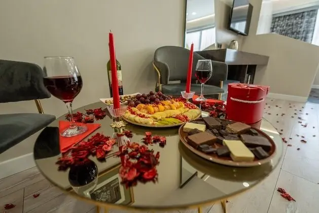 Deluxe Tek Büyük Yataklı Oda, 1 Çift Kişilik Yatak, Şömine