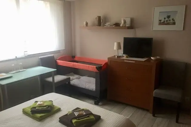 Comfort Tek Büyük Yataklı Oda, Ortak Banyo, Park Manzaralı (Les Tamaris)