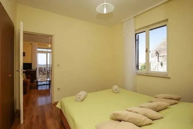 Apart Daire, 1 Yatak Odası, Balkon, Deniz Manzaralı (Villa Meskal A1)