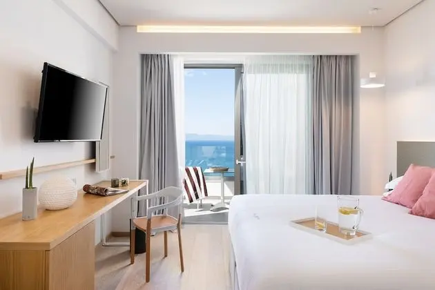 Superior Tek Büyük Yataklı Oda, Balkon, Deniz Manzaralı