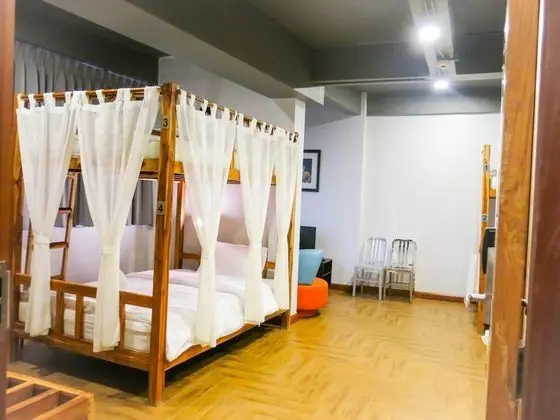 Private room with 4 beds & private bathroom
