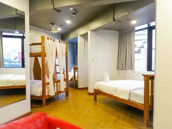 Private room with 4 beds & private bathroom