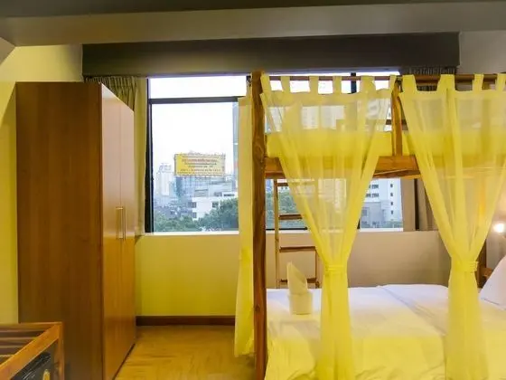 Private room with 4 beds & private bathroom