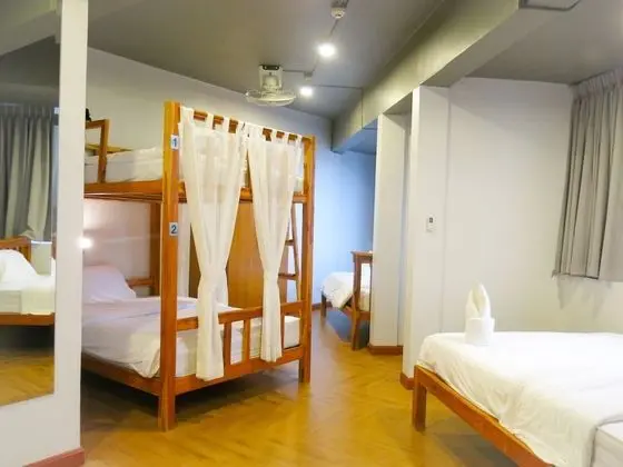 Private room with 4 beds & private bathroom