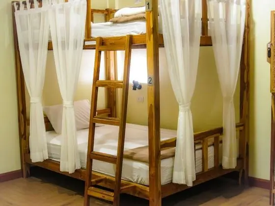 Private room with 4 beds & shared external bathroom