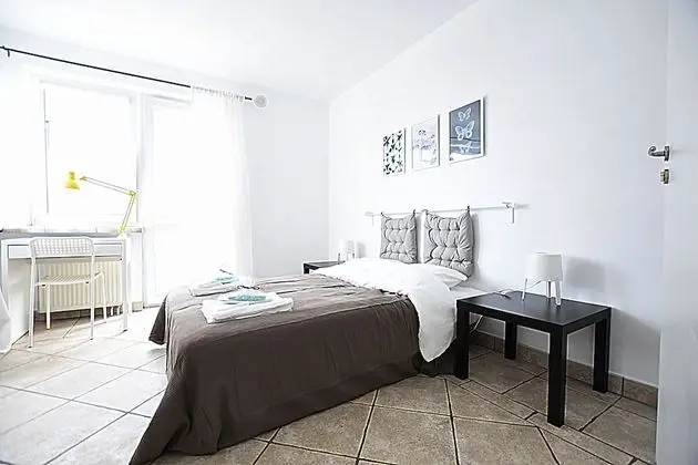 Tek Büyük Yataklı Oda, 1 Çift Kişilik Yatak, Ortak Banyo (Balcony, '1')