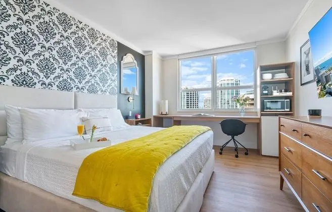 Deluxe Apart Daire, 1 En Büyük (King) Boy Yatak ve Çekyat, Balkon, Okyanus Manzaralı