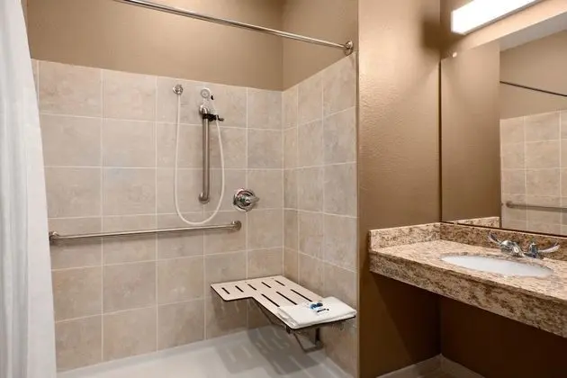 Oda, 1 Büyük (Queen) Boy Yatak, Engellilere Uygun, Sigara İçilmez (Mobility Roll-In Shower)