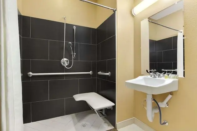 Oda, 2 Büyük (Queen) Boy Yatak, Engellilere Uygun, Sigara İçilmez (Tub with Grab Bars)