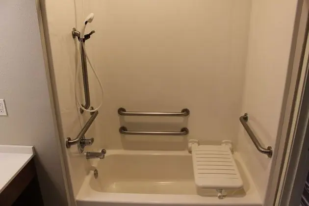Oda, 2 Büyük (Queen) Boy Yatak, Engellilere Uygun, Sigara İçilmez (Mobility,Hearing,Tub w/Grab Bars)