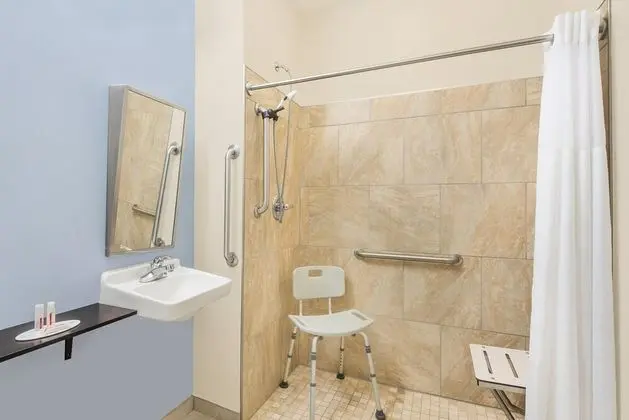 Standard Oda, 1 Büyük (Queen) Boy Yatak, Engellilere Uygun (Mobility, Bathtub w/Grab Bars)
