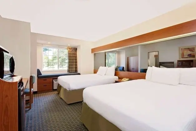 Standard Room, 2 Queen Beds, microwave, fridge