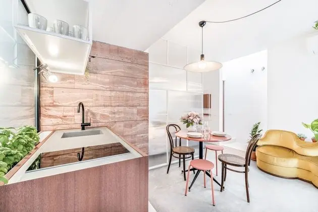 Design Süit, 1 Yatak Odası, Küçük Mutfak, Bahçe Manzaralı