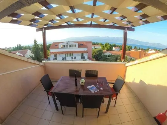 Deluxe Apart Daire, Teras, Deniz Manzaralı (4+3)