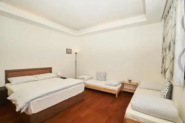 Comfort Dört Kişilik Oda, 1 Yatak Odası, Ortak Banyo, Deniz Manzaralı