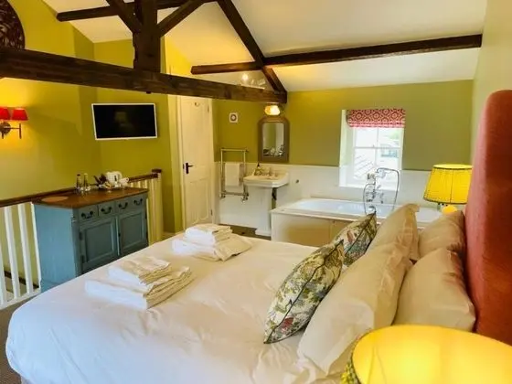 Luxury Tek Büyük Yataklı Oda, Banyolu/Duşlu, Avlu Manzaralı (RR5)