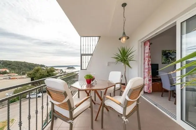 Standard Apart Daire, 2 Büyük (Queen) Boy Yatak, Deniz Manzaralı