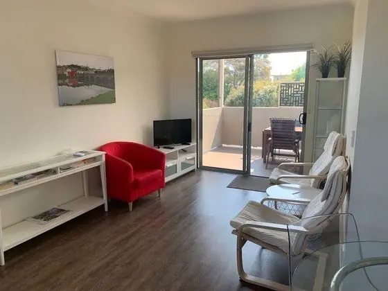 Business Apart Daire, 2 Yatak Odası, Okyanus Manzaralı, Avlu (Two-Bedroom Apartment)