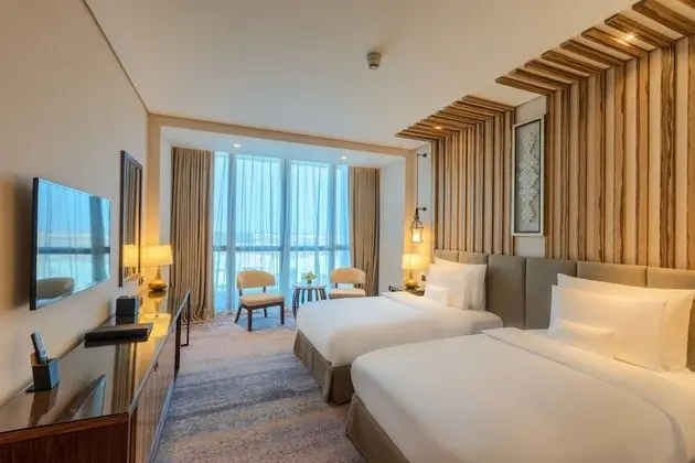 Premier Oda, 2 Tek Kişilik Yatak, Balkon, Havuz Manzaralı (2 twin beds)