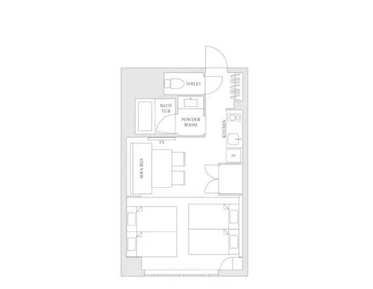 Apart Daire (Upper Floor, Loft Bed)