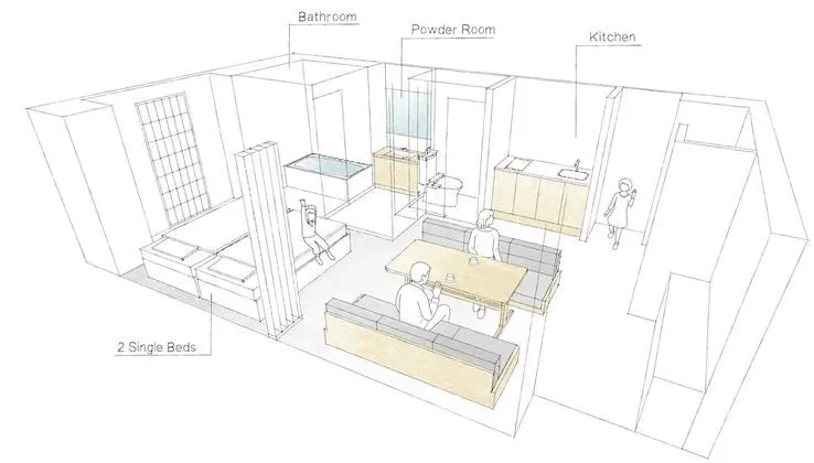Apart Daire (Sofa-Bed)